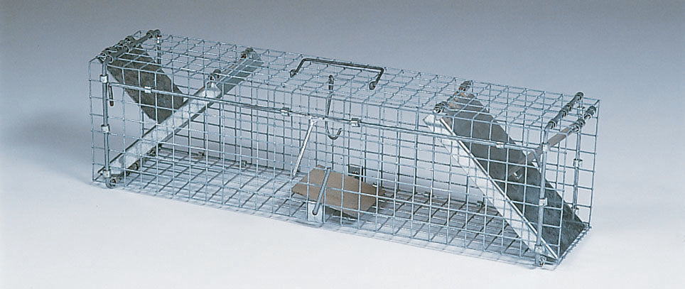 Rattenfalle, 60x15x16cm - auch zum Fang von Hermelin und Wieseln –  HEKA-Brutgeräte