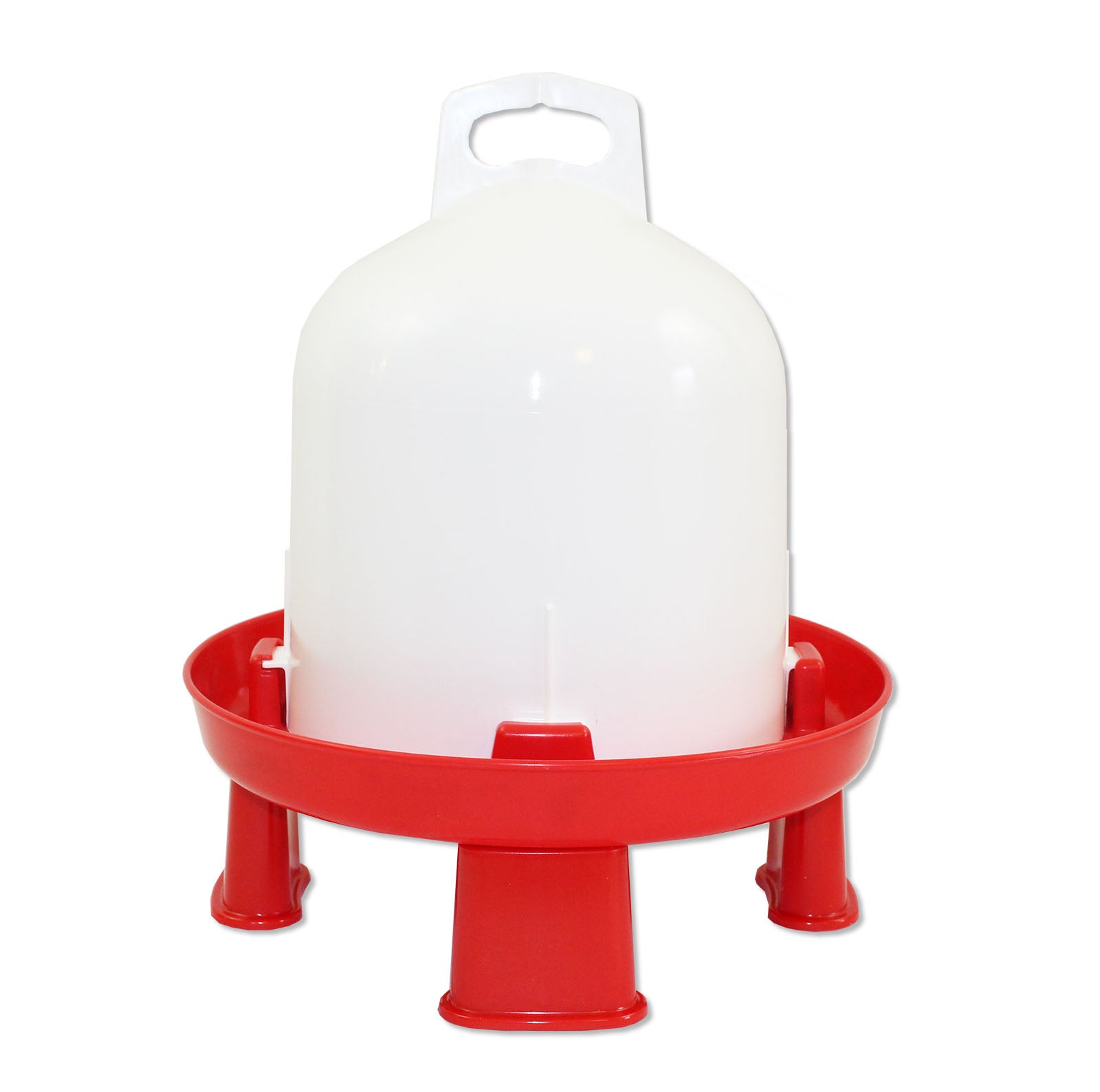 Double Cylinder Drinker for Poultry, optional with Feet (6l - 7l - 10l - 12l)