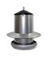 Poultry-Feeder, metal, optional with Rain-Roof (7kg - 22kg - 45kg)