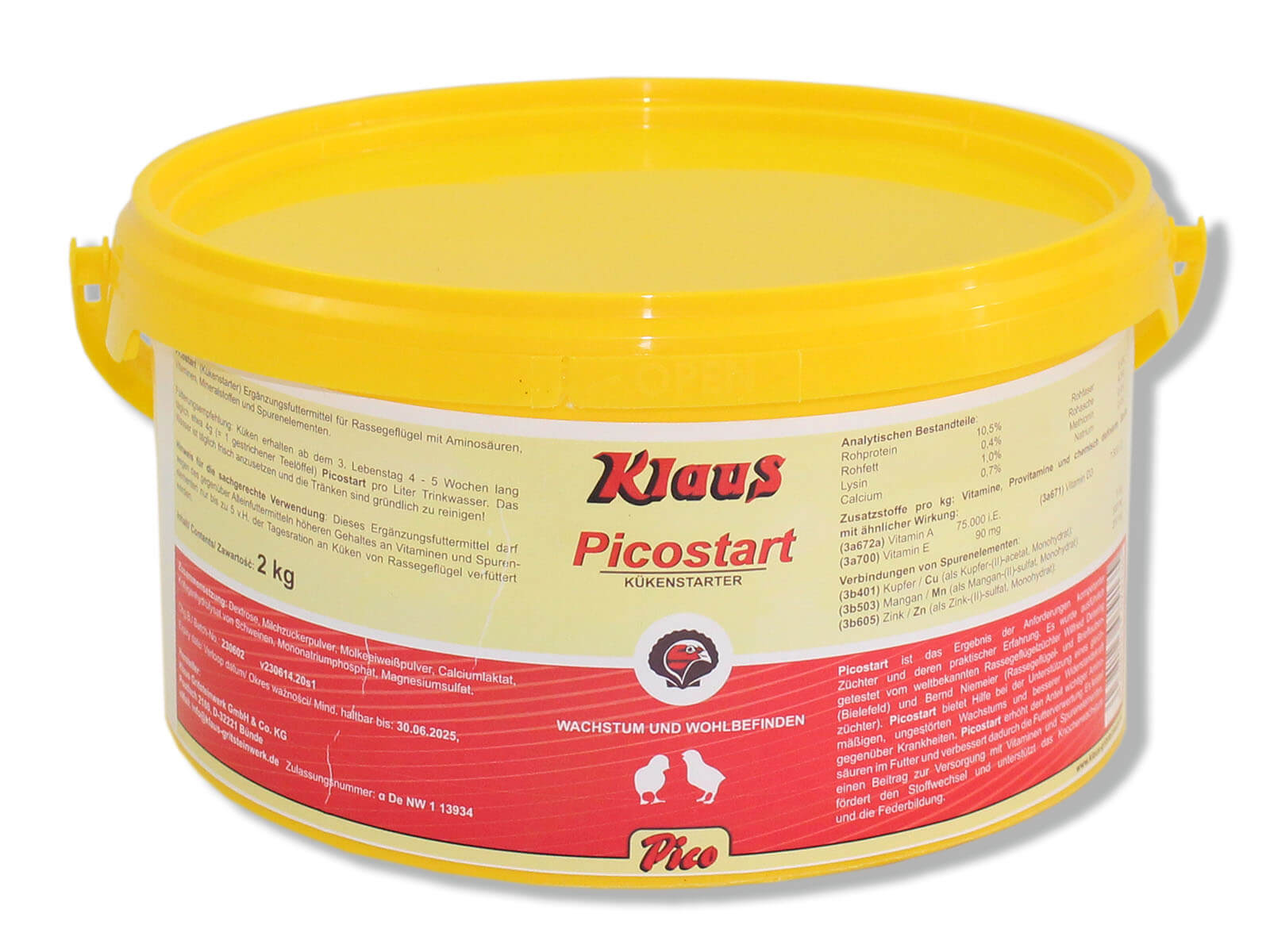 Klaus Picostart Kükenstarter (300g - 2kg)