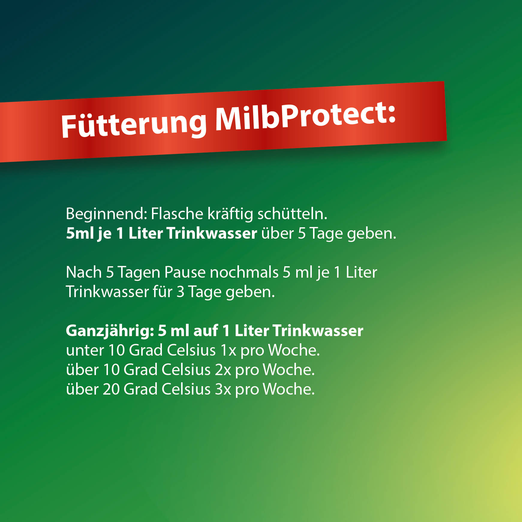 Rohnfried MilbProtect (0,5l - 5l)