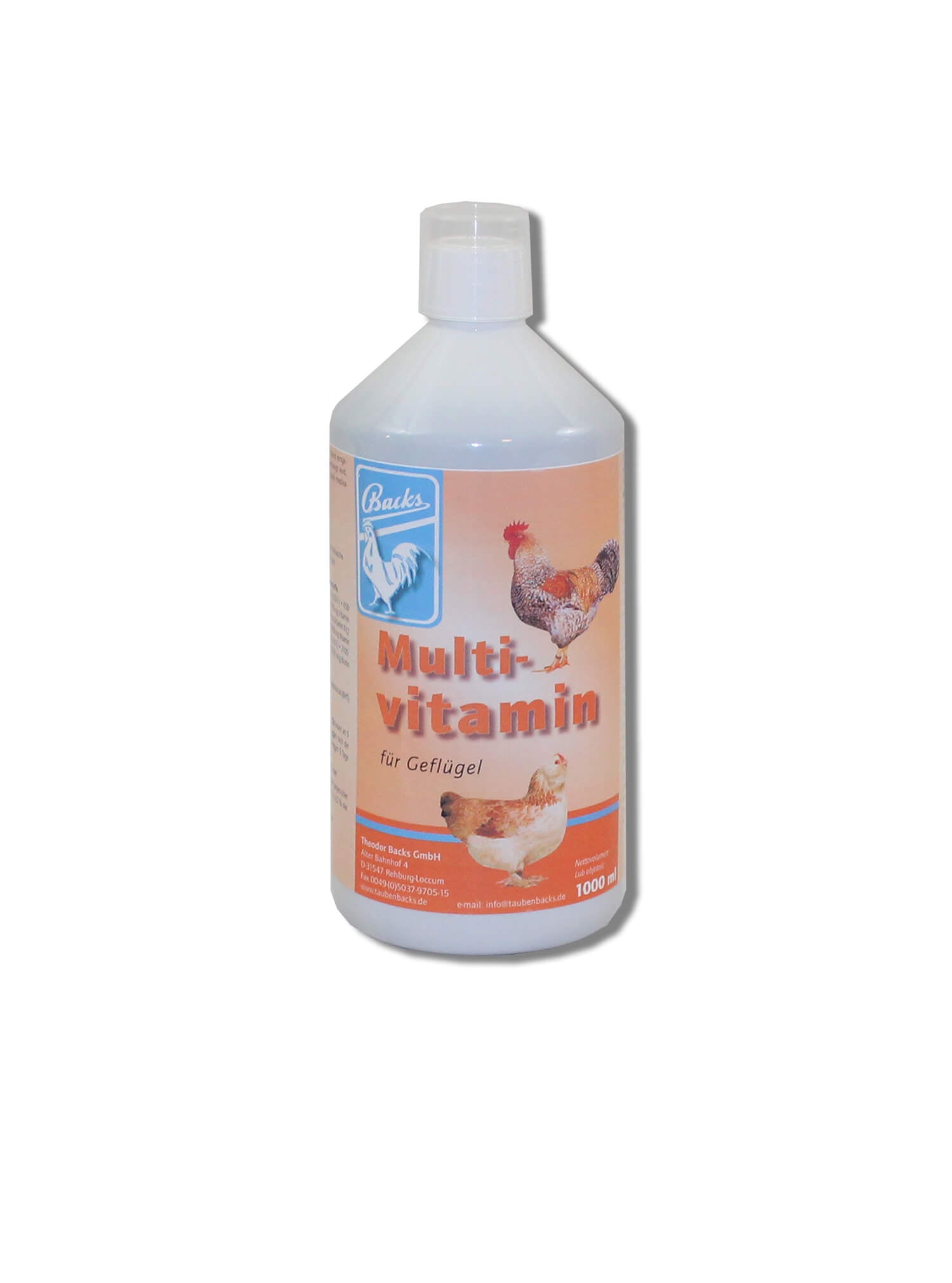 Backs Multivitamin for Poultry (0,25l - 0,5l - 1l)